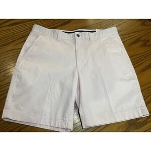 st johns bay Men's Comfort Stretch Shorts Above Knee Size 38 Pink 9" Inseam Golf